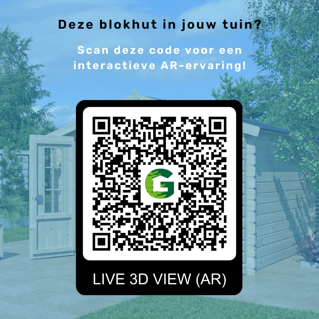 Woodlands Blokhut Luzern 265 x 265 cm - Afbeelding 7